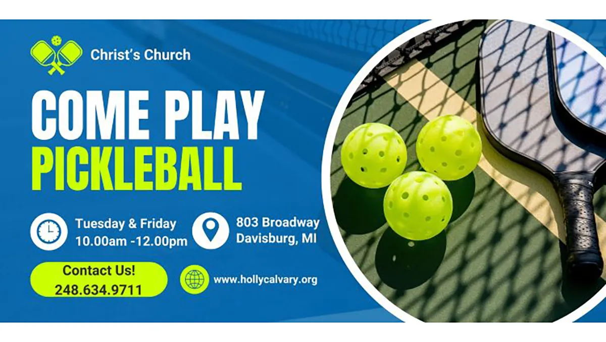 2025 Pickleball 750 Holly Calvary Church in Holly, MI