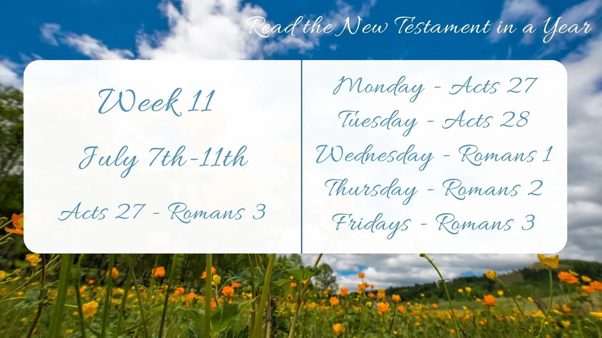 Week 11 NT Holly Calvary Church in Holly, MI