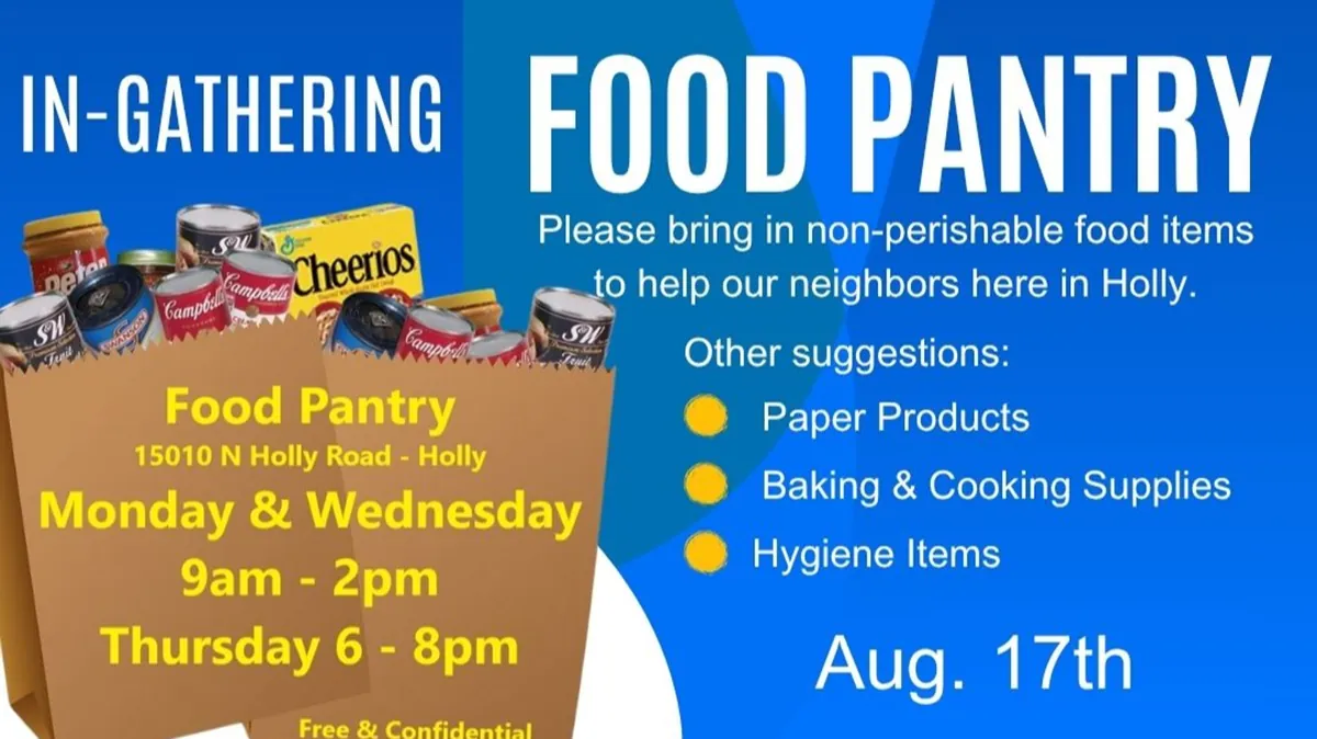 Food Pantry Aug17 Holly Calvary Church in Holly, MI