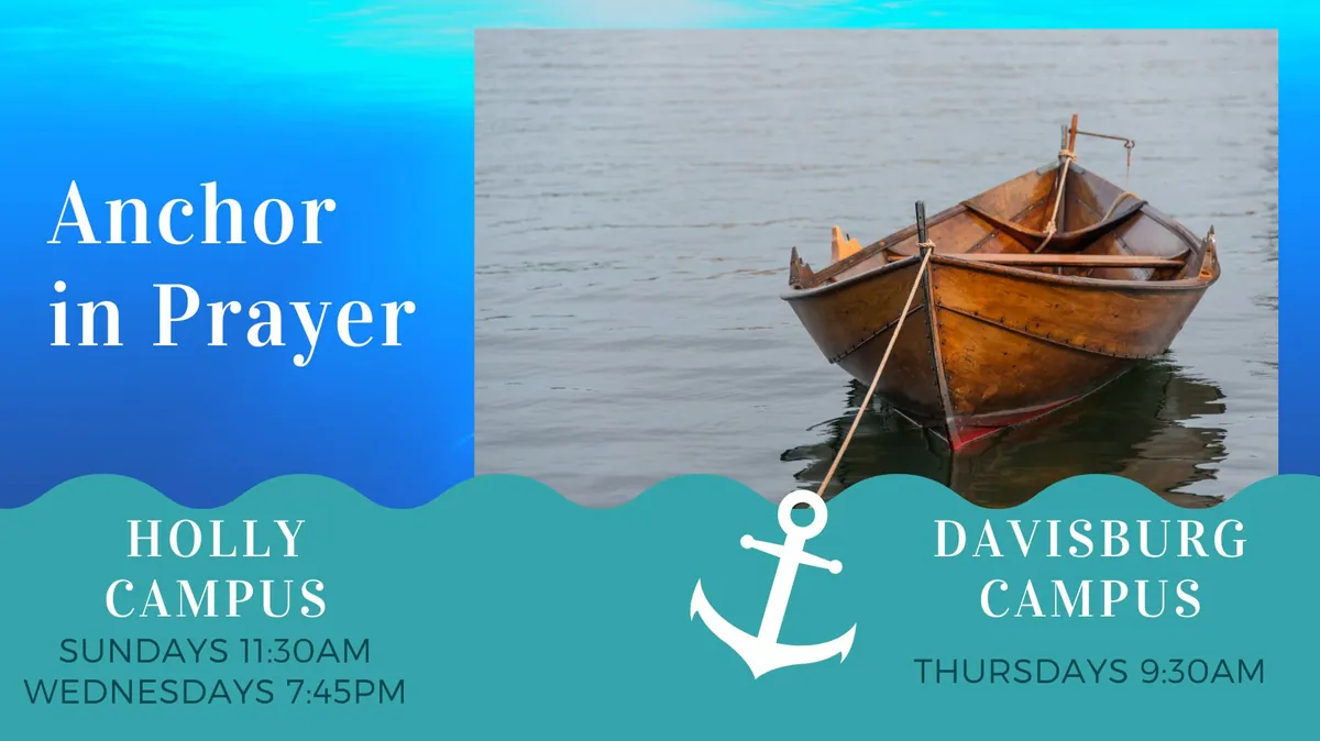 Anchor Prayer Sept Holly Calvary Church in Holly, MI