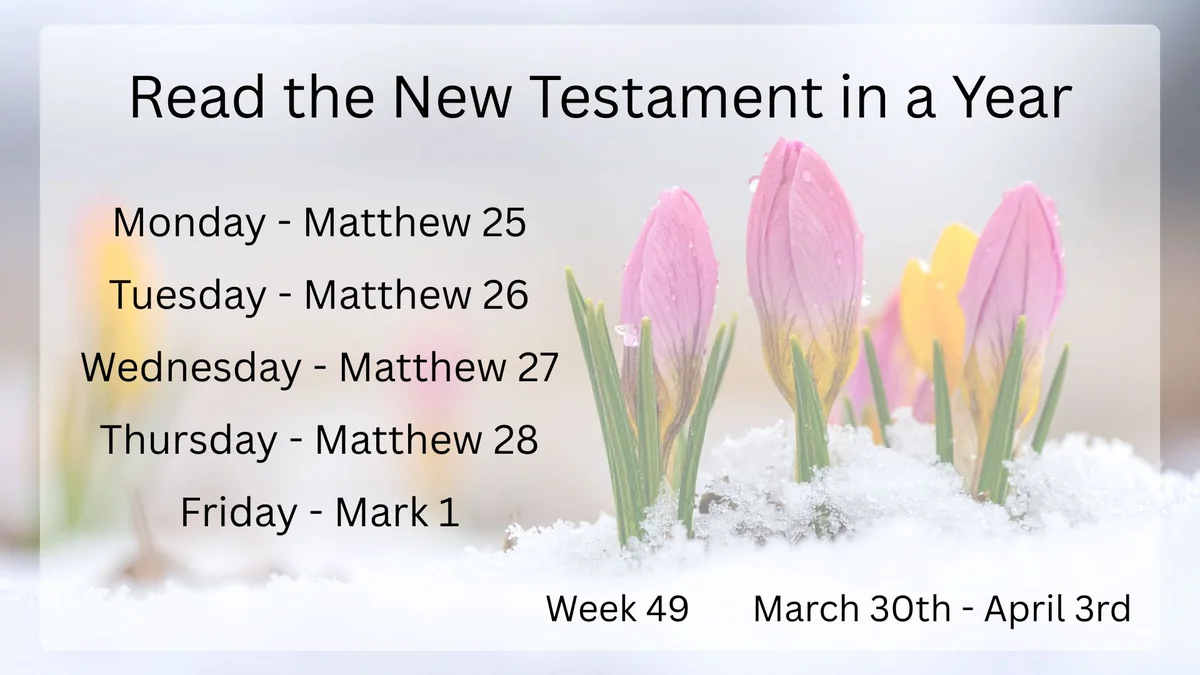 Week 49 Holly Calvary Church in Holly, MI