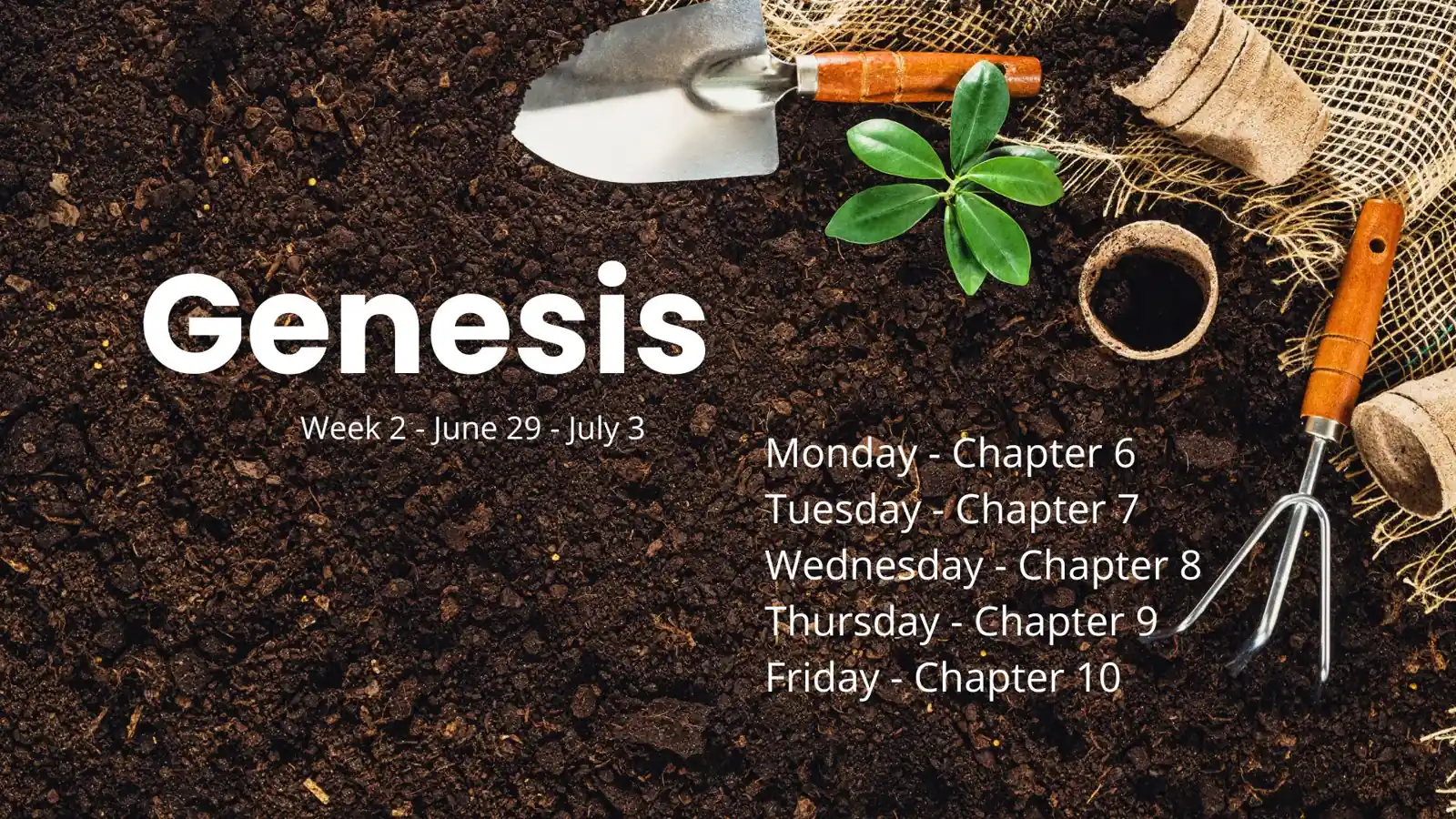 Genesis Week 2 At Holly Calvary Church In Holly Mi
