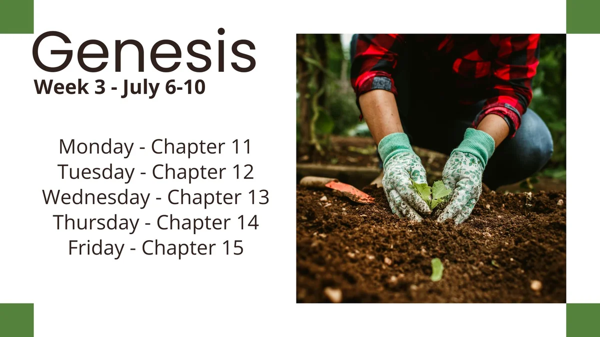 Genesis Week 3 new At Holly Calvary Church In Holly Mi