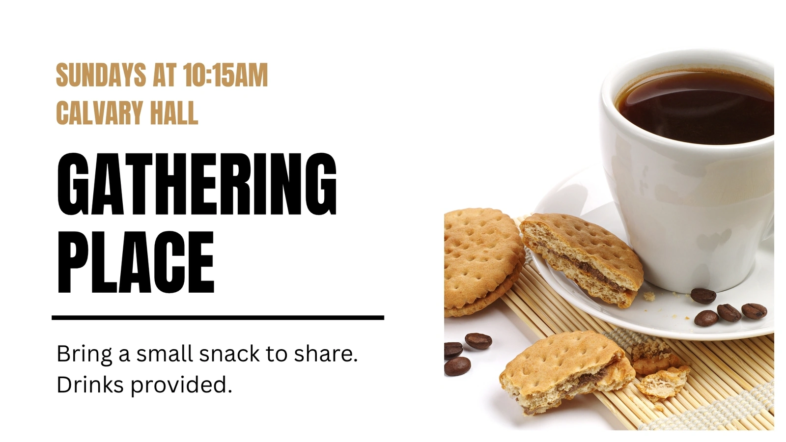Gathering Place Sept 26 at Holly Calvary Church in Holly, MI